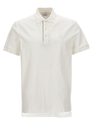 White Cotton Polo Shirt