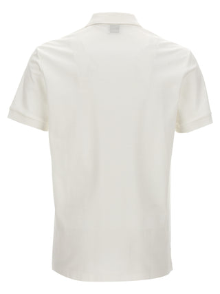 White Cotton Polo Shirt