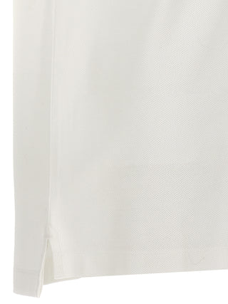 White Cotton Polo Shirt