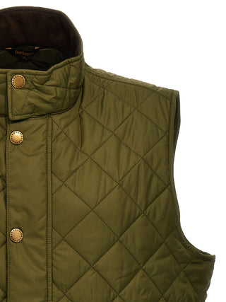 Chaqueta sin mangas bicolor de poliéster