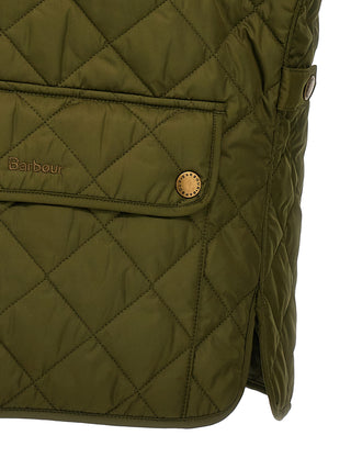 Chaqueta sin mangas bicolor de poliéster