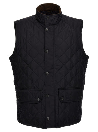 Blue Polyester Sleeveless Jacket