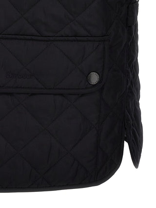 Blue Polyester Sleeveless Jacket