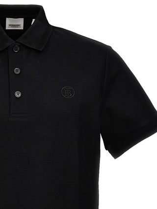 Black Cotton Polo Shirt
