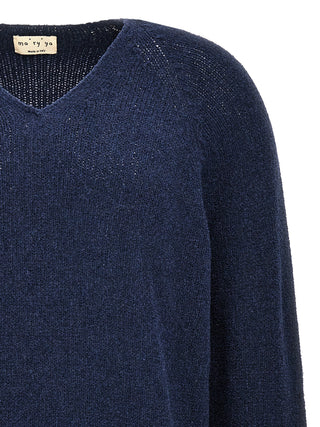 Blue Cotton Cardigan
