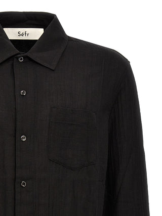 Black Cotton Blouse
