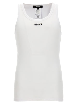 Camiseta sin mangas de algodón blanco