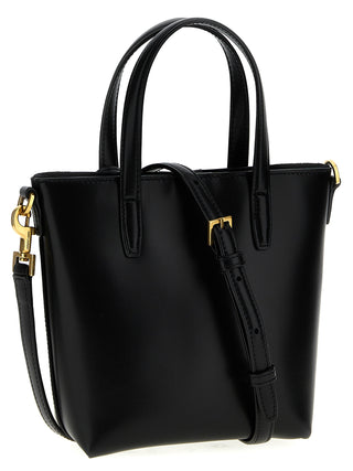 Black Calfskin Tote Bag