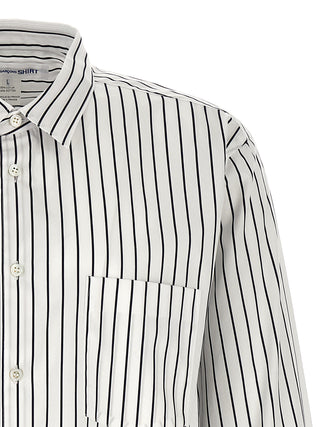 Blusa bicolor de algodón