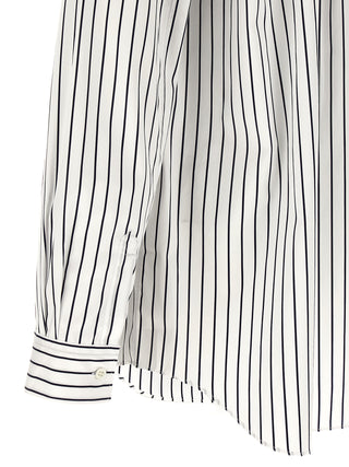 Blusa bicolor de algodón