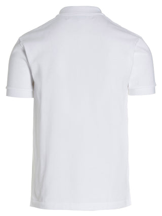 White Cotton Polo Shirt
