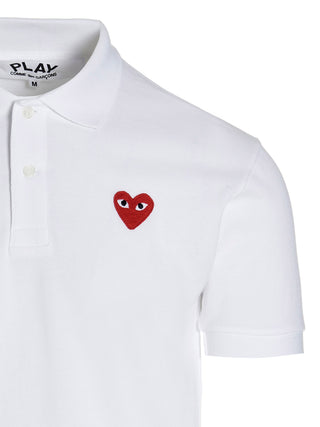 White Cotton Polo Shirt
