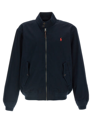 Bomber azul de algodón