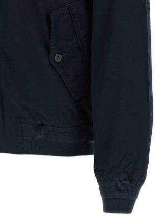 Bomber azul de algodón