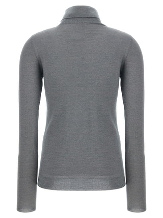 Gray Cashmere Cardigan