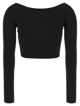 Black Viscose Cardigan