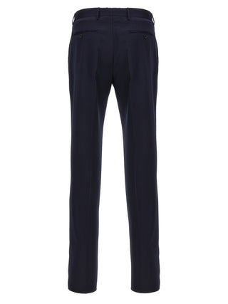 Blue Virgin Wool Two-Piece Suit