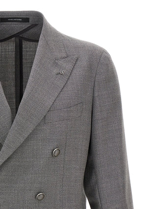 Gray Virgin Wool Blazer