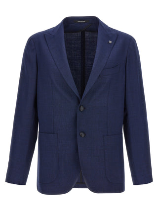 Blue Virgin Wool Blazer