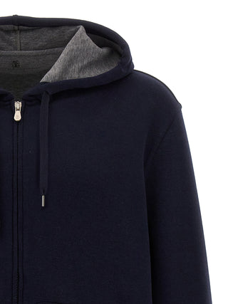 Blue Cotton Sweatshirt