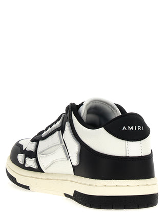 Bicolor Leather Low Top Sneakers