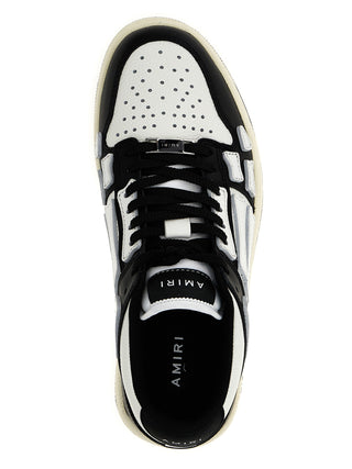 Bicolor Leather Low Top Sneakers