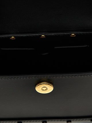 Bolso de piel de becerro negro