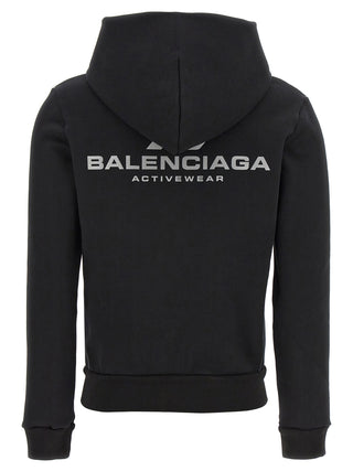 Black Cotton Sweatshirt
