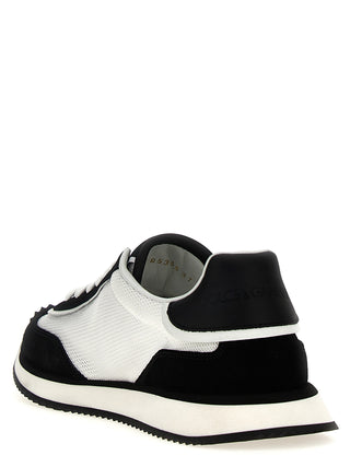 Bicolor Calfskin Athletic Sneakers
