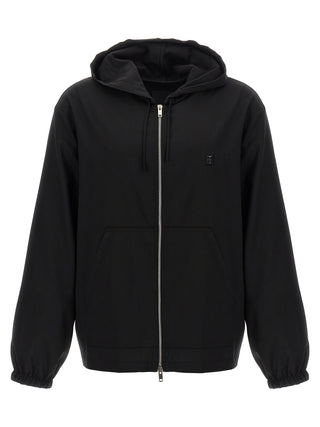 Black Virgin Wool Sweatshirt