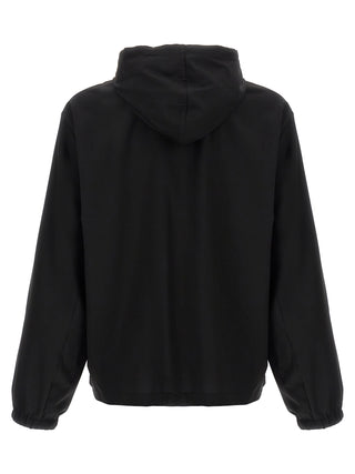 Black Virgin Wool Sweatshirt