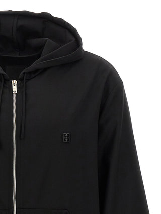 Black Virgin Wool Sweatshirt