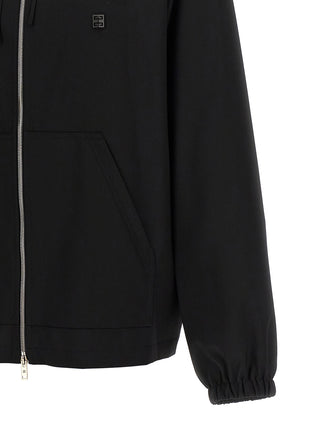 Black Virgin Wool Sweatshirt