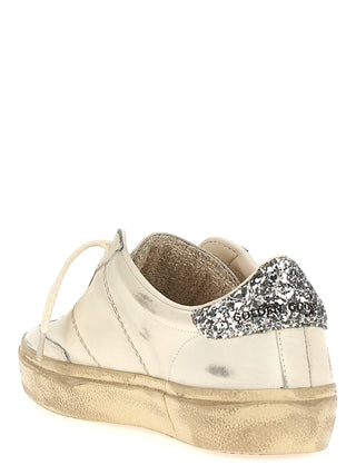 White Lamb Leather Low Top Sneakers