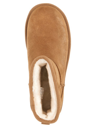 Brown Cowhide Ankle Boots