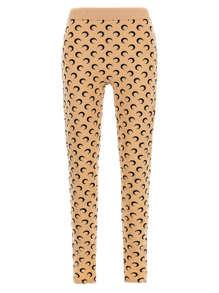 Beige Polyamide Leggings