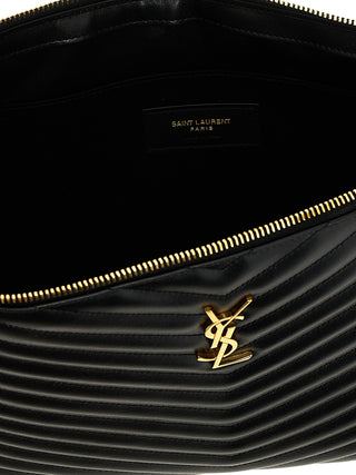 Black Calfskin Clutch Bag