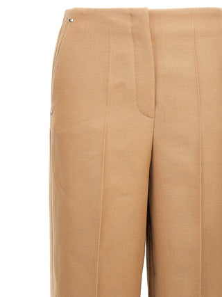 Beige Wool Dress Pants