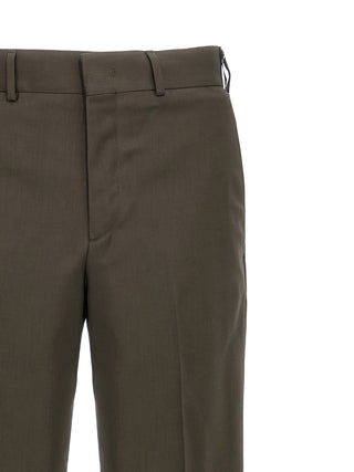 Bicolor Wool Dress Pants