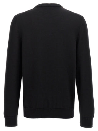 Black Virgin Wool Cardigan