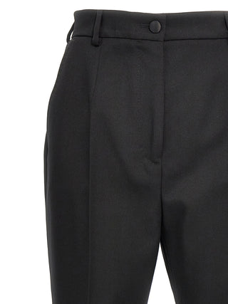 Black Virgin Wool Dress Pants