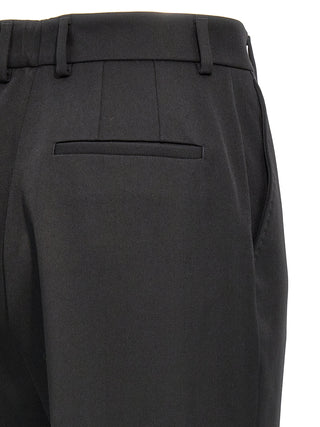 Black Virgin Wool Dress Pants