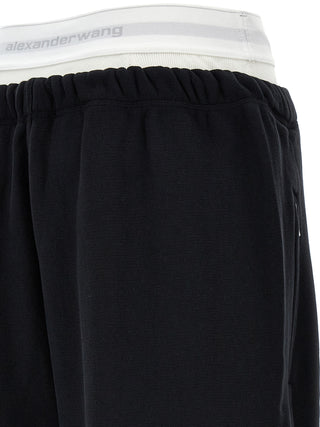 Black Cotton Joggers (Workout Pants)