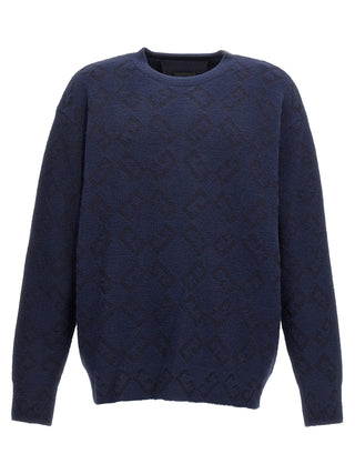 Blue Wool Cardigan