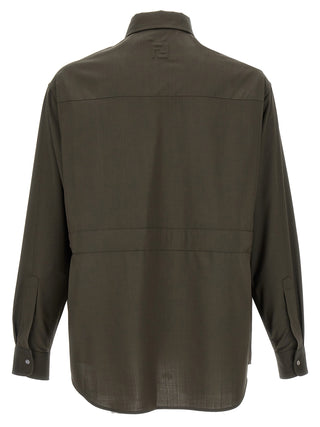 Bicolor Wool Blouse