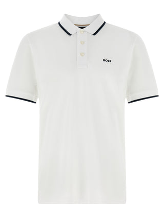 White Cotton Polo Shirt