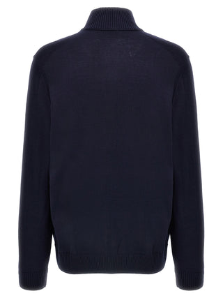 Blue Wool Cardigan