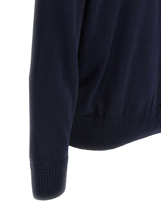 Blue Wool Cardigan