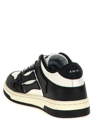 Bicolor Cowhide Low Top Sneakers