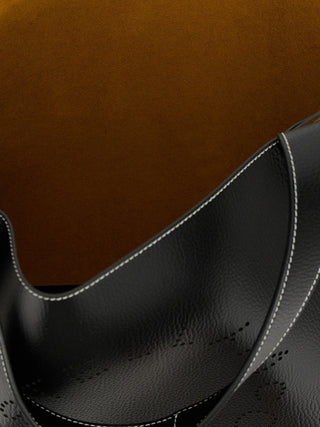 Black Polyamide Tote Bag